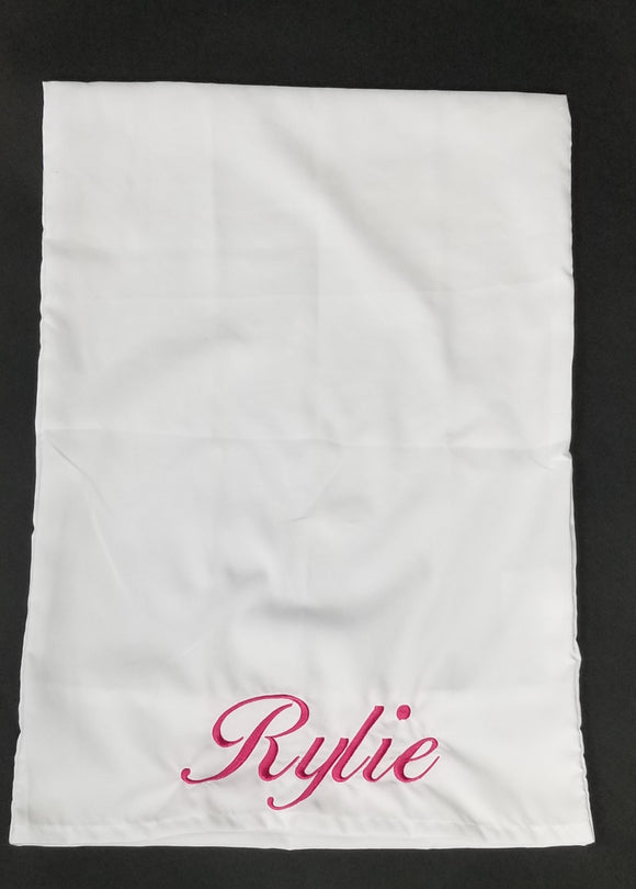Custom Embroidered Pillowcase