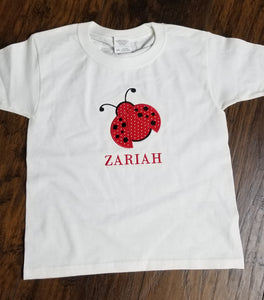 Embroidered Lady Bug Shirt