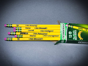 Engraved Encouraement Pencils