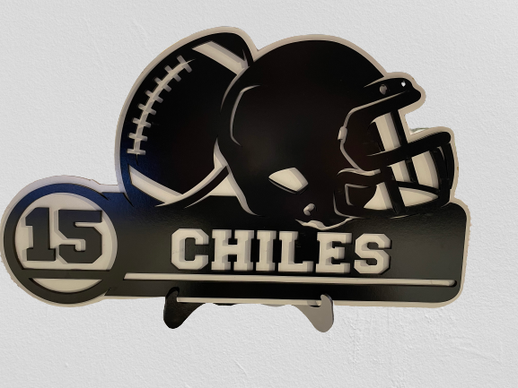 3D Sports Wood Sign 3D Sports Wood Sign