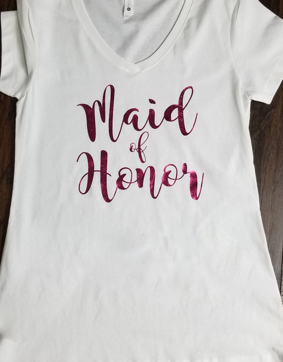 Maid of Honor Shirt