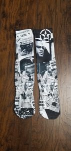 Malcolm X Themed Socks